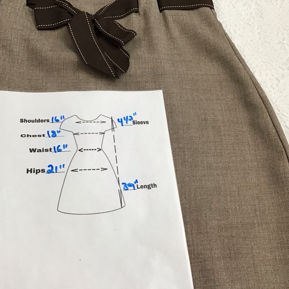 Studio 1 Dress Cap Sleeve Dress - Picture 7 of 7